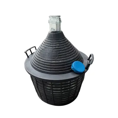 Damigeana sticla, capacitate 20 litri cu capac