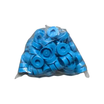 Dop capsa plastic pentru sticla albastru 100 buc/set