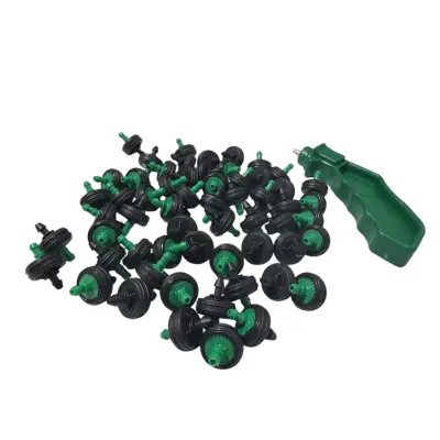 Duze de picurare Aquarius 4l/H autocompensata 100 bucati + perforator tub irigare 3mm