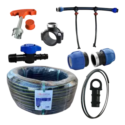 Furtun picurare (tub) 20cm/100m, 34 accesorii premium