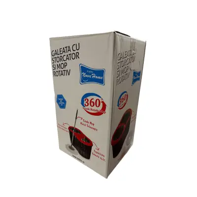 Galeata mop rotativ 14 litri si storcator, Nova Home
