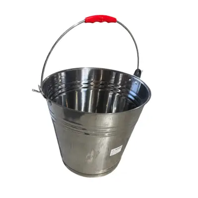 Galeata inox 12 litri cu maner