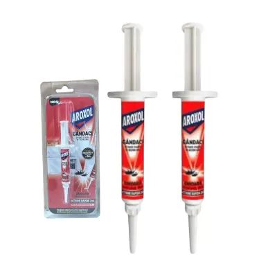 Set 2 x seringa gandaci (gel) 5 g, Aroxol