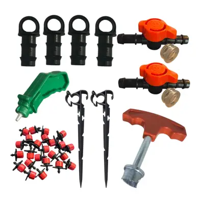 Kit irigare prin picurare 72 accesorii (furtun)