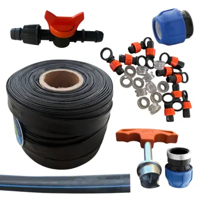 Sistem picurare banda 20 cm / 100m, 2.2 l/h, 35 accesorii