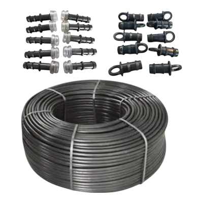 Kit furtun picurare (tub) 100cm/400m, 80piese + 40 start conectori