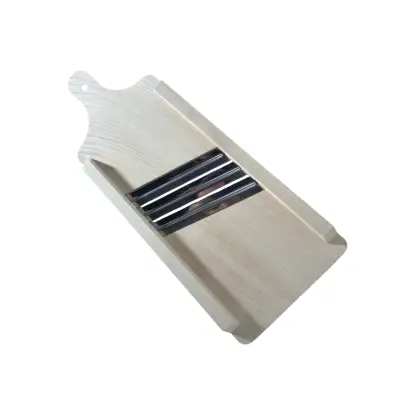 Razatoare din lemn de fag pentru varza, 3 cutite 42×15.5×3.5 cm