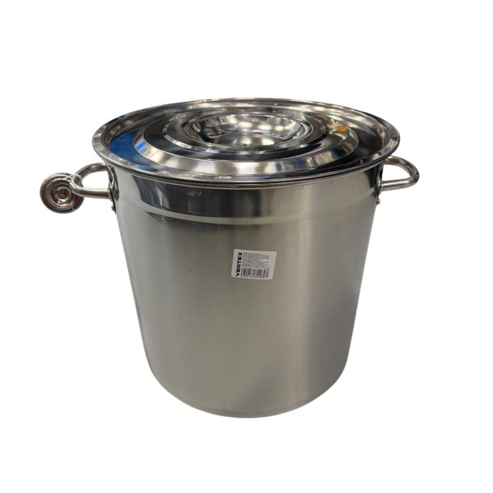 Oala inox 50 litri, D 40 cm, profesionala, cu capac Oala inox 50 litri, D 40 cm, profesionala, cu capac