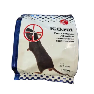 Otrava sobolani MasterRat, pasta raticida, 200 g, albastra