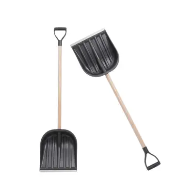 Set 2 x lopata zapada cu coada de lemn si maner