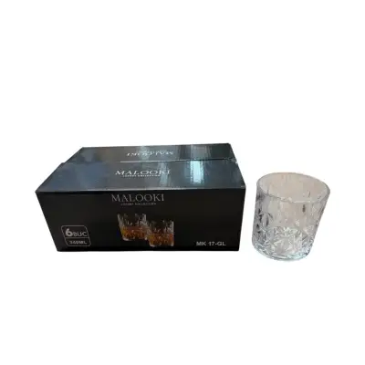 Pahare cristal whisky, 340 ml, set 6 bucati
