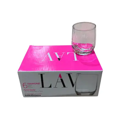 Pahare sticla whisky, 80 ml, din sticla, set 6 bucati