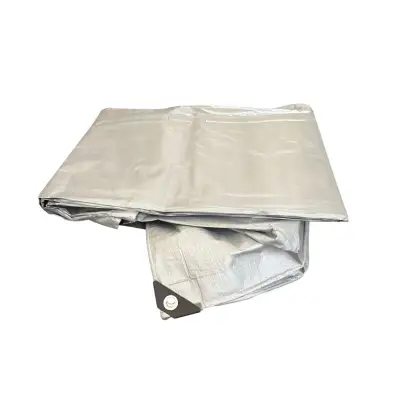 Prelata impermeabila 2 x 3 m, 160 g/mp gri
