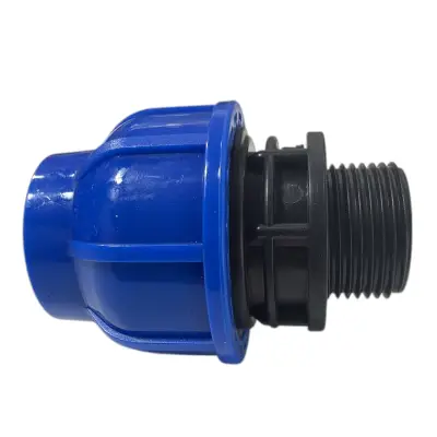 Racord compresiune (PEHD) 32 mm x 1", filet exterior