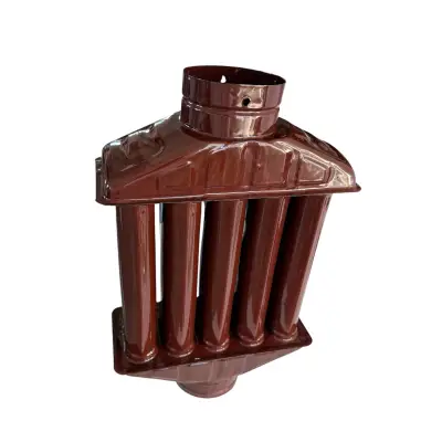 Recuperator caldura (radiator soba), 130 mm, maro