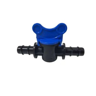 Robinet de trecere tub de picurare 20x20mm, Poelsan