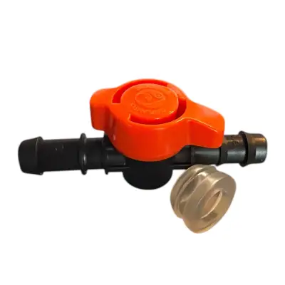 ROBINET PENTRU TUB DE PICURARE 16X16 MM + GARNITURA CU UMAR 16 MM