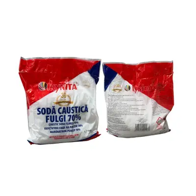 Set 2 x soda caustica Kynita (fulgi) 1 kg, Hidroxid de sodiu