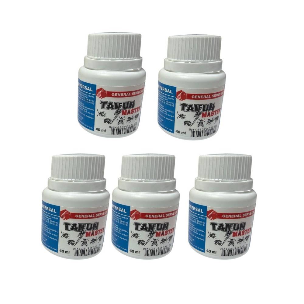Pachet 5 x Taifun 50 ml, insecticid universal exterior / interior Pachet 5 x Taifun 50 ml, insecticid universal exterior / interior