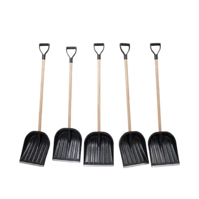 Set 5 x Lopata zapada (plastic) cu coada si maner