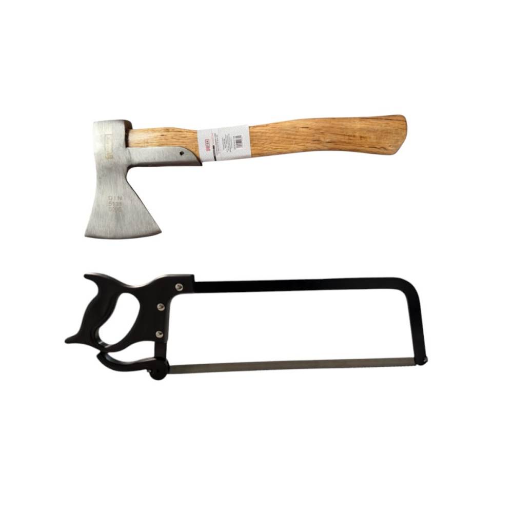 Setul macelarului - Fierastrau macelarie + Topor 600 g Setul macelarului - Fierastrau macelarie + Topor 600 g