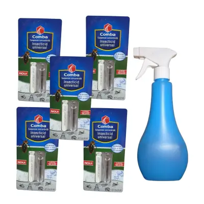 Insecticid impotriva furnicilor si a gandacilor Comba SC 10ml x 5 + Pulverizator 1 L