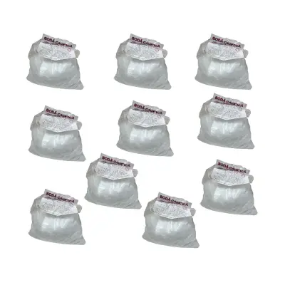Set 10 x soda caustica, Hidroxid de sodiu 1 kg