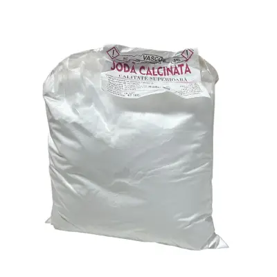 Soda calcinata, carbonat de sodiu 1 kg (soda de rufe)