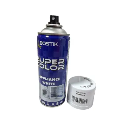Bostik vopsea (spray), efect smalt, alb lucios, interior 400 ml