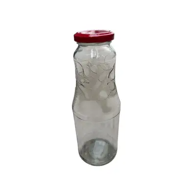 Sticla 1 (litru) transparenta cu capac