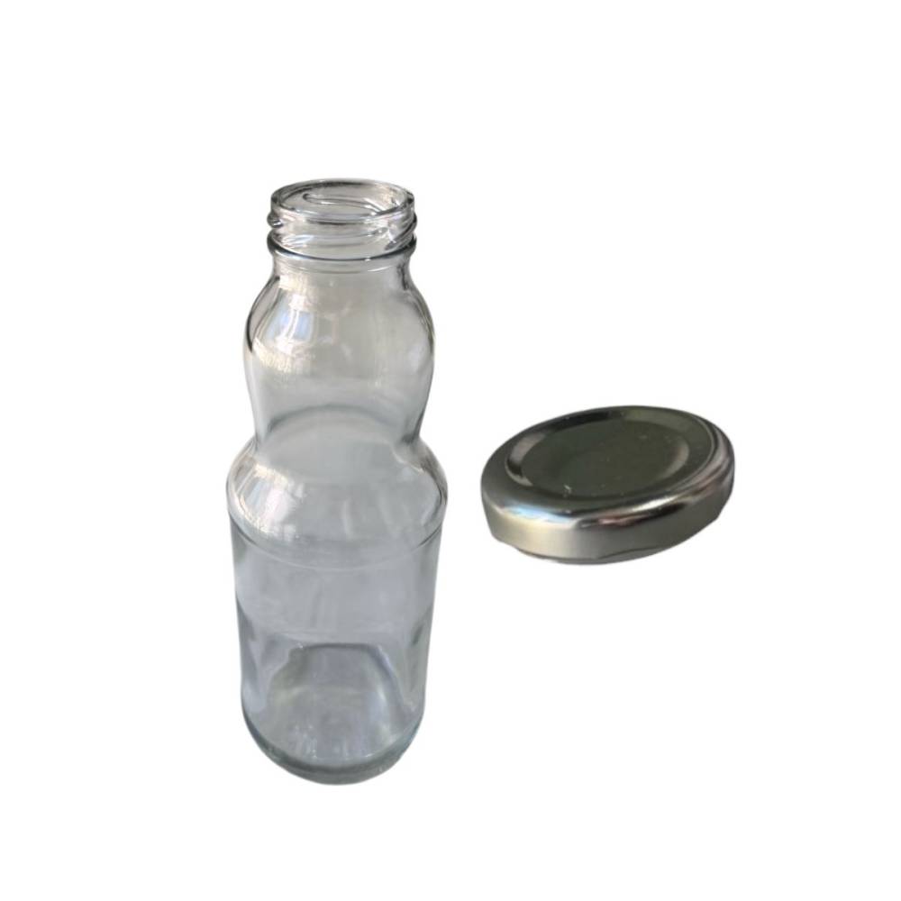 Sticla bulion 500 ml (sirop) cu capac (transparenta) Sticla bulion 500 ml (sirop) cu capac (transparenta)