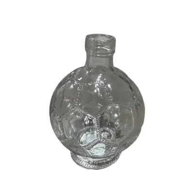 Sticla 500 ml, minge Fotbal, (transparenta)