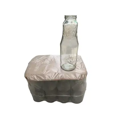 Sticla bulion (suc de rosii) 1L, set 12 bucati