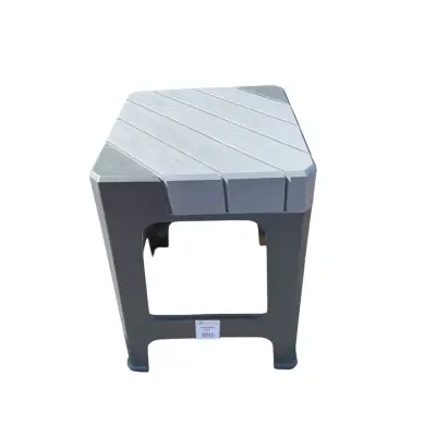 Taburet bucatarie, gradina (scaun) duo gri