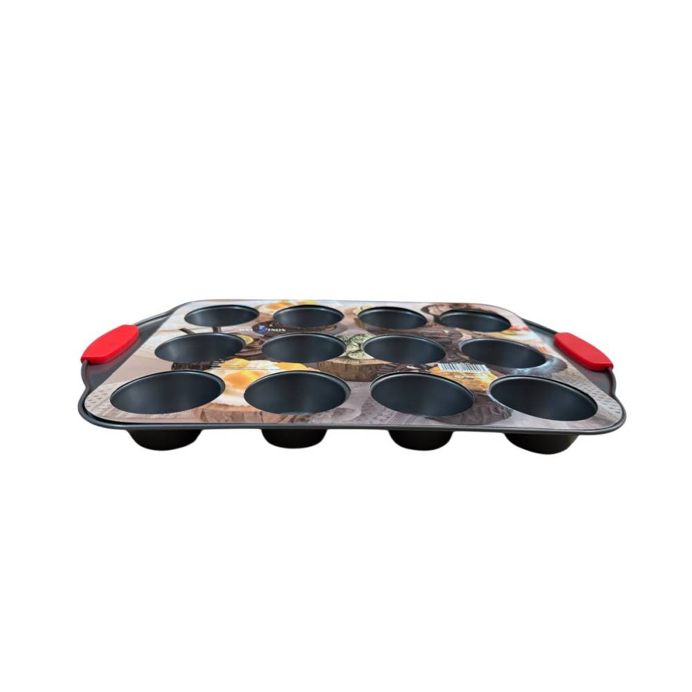 Tava briose 41x26.5x3.5 centimetri, 12 forme Tava briose 41x26.5x3.5 centimetri, 12 forme