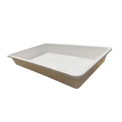 Tava plastic mare dreptunghiulara, adanca 57x35x8 centimetri