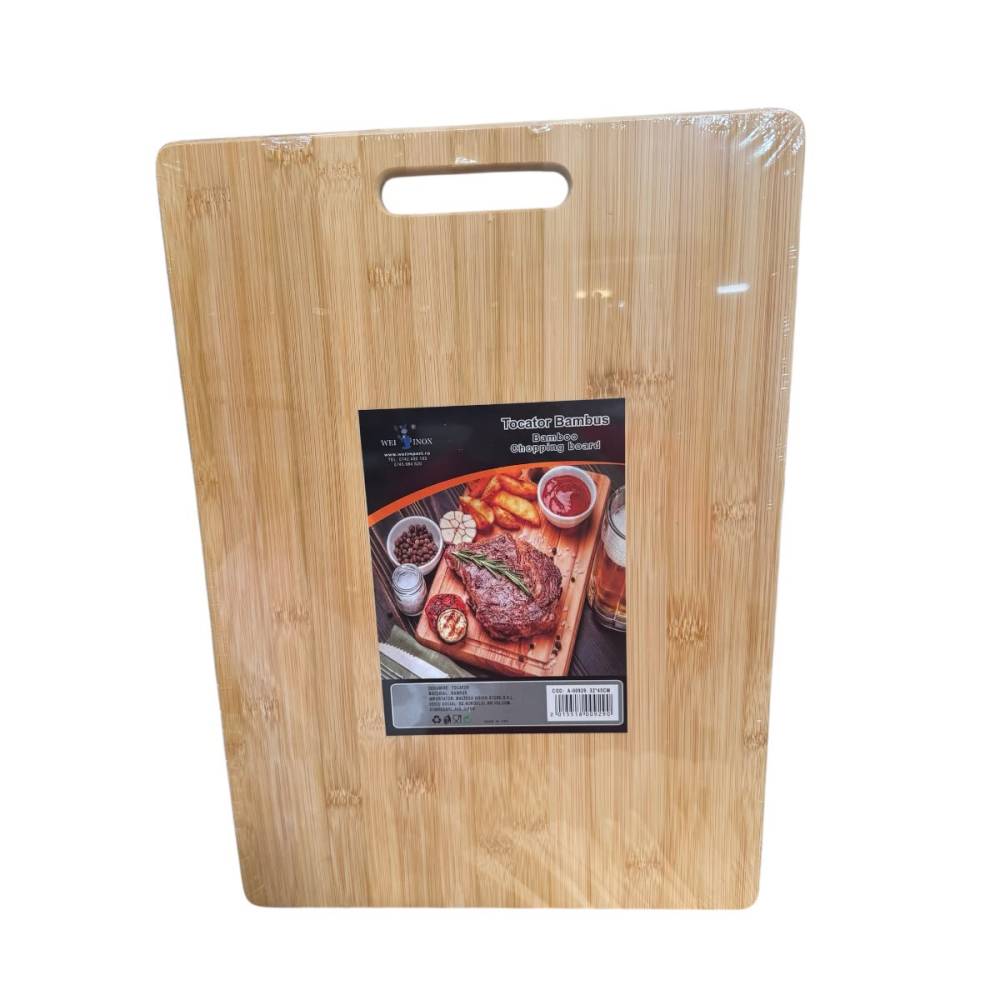 Tocator bambus dreptunghiular, 32x45 centimetri Tocator bambus dreptunghiular, 32x45 centimetri