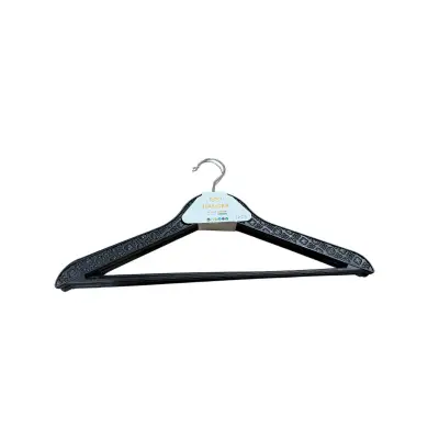 Umerase plastic haine, 44 cm, negre - set 3 bucati