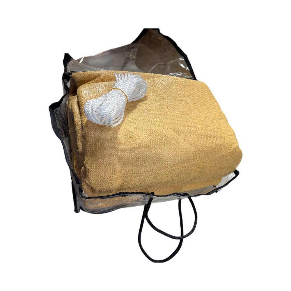 Prelata umbrire terasa, protectie solara 4 x 8 m bej (copertina parasolar gradina) Prelata umbrire terasa, protectie solara 4 x 8 m bej (copertina parasolar gradina)