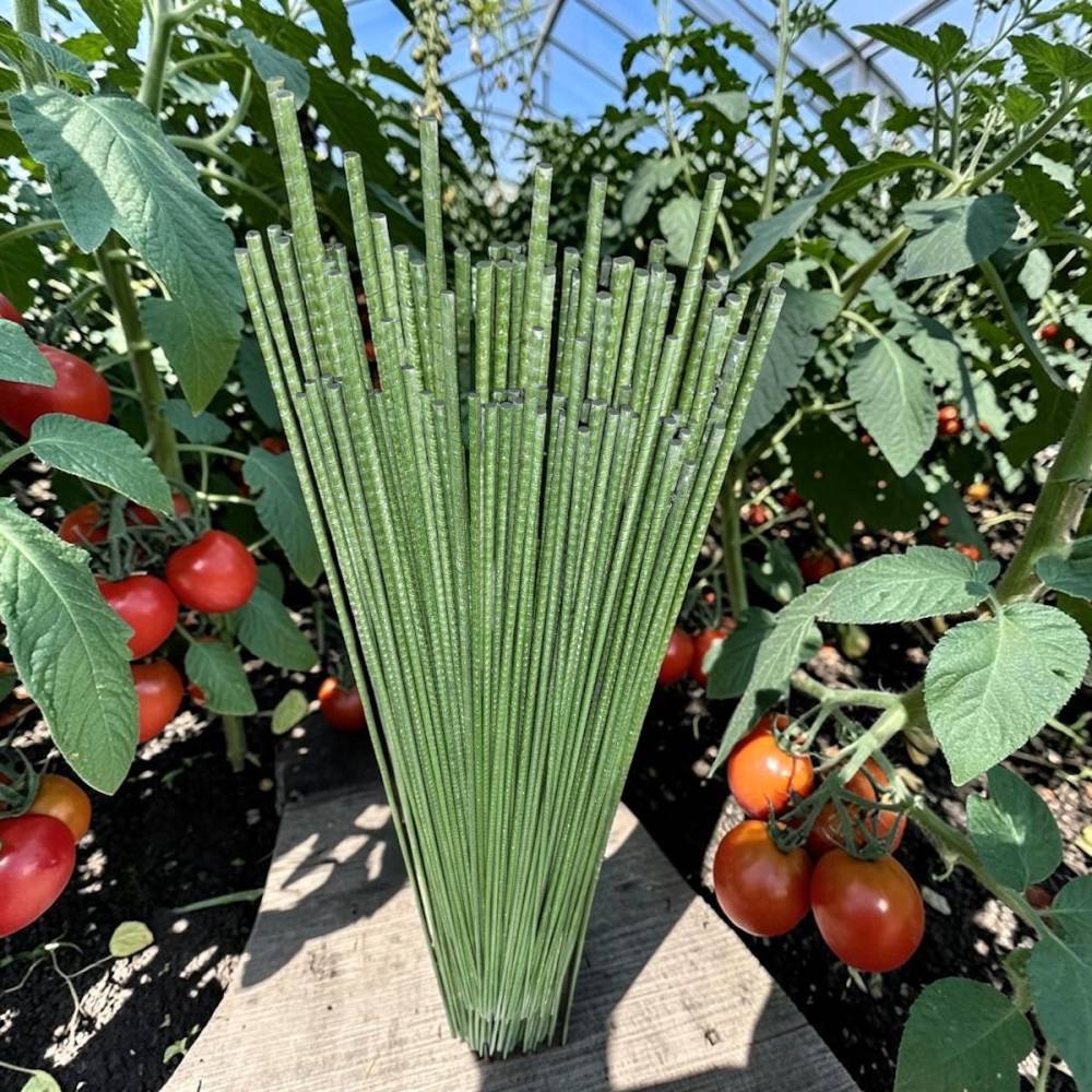 Araci fibra de sticla 2 metri (tija plante), 14 mm , verde Araci fibra de sticla 2 metri (tija plante), 14 mm , verde
