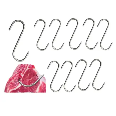 Carlig macelarie 15 cm, 10 buc/set