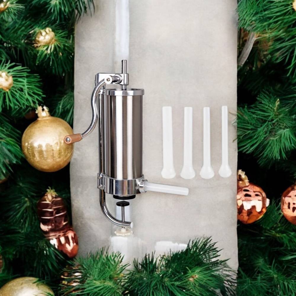 Masina umplut carnati 6kg verticala, inox Masina umplut carnati 6kg verticala, inox