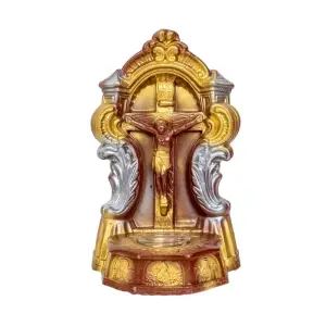 Candela din ipsos 16x12x29 cm, lucrata manual