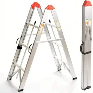 Scara pliabila 3 trepte, Aluminiu