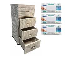 Bej + servetele cu bicarbonat si otet