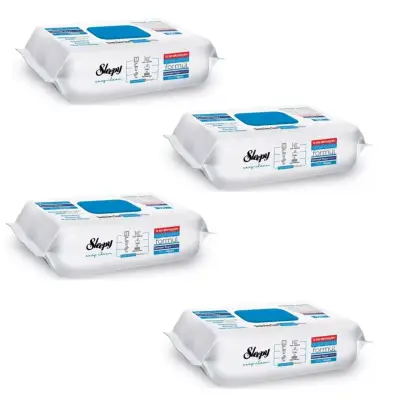 Pachet 3+1 gratis, servetele sleepy cu bicarbonat si otet (umede) 100 buc