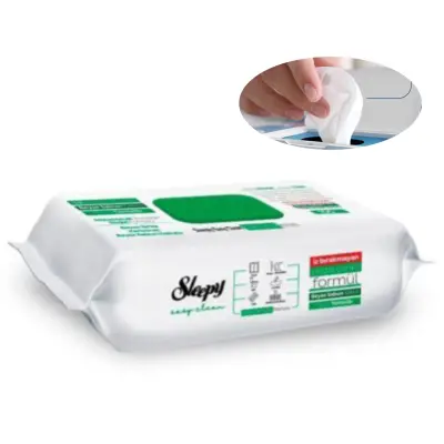 Sleepy servetele umede cu bicarbonat si otet 100 buc, Extra Curatare