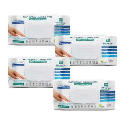 Pachet 3 x Deep fresh bicarbonat si otet (servetele umede) 100 buc, + 1 cadou