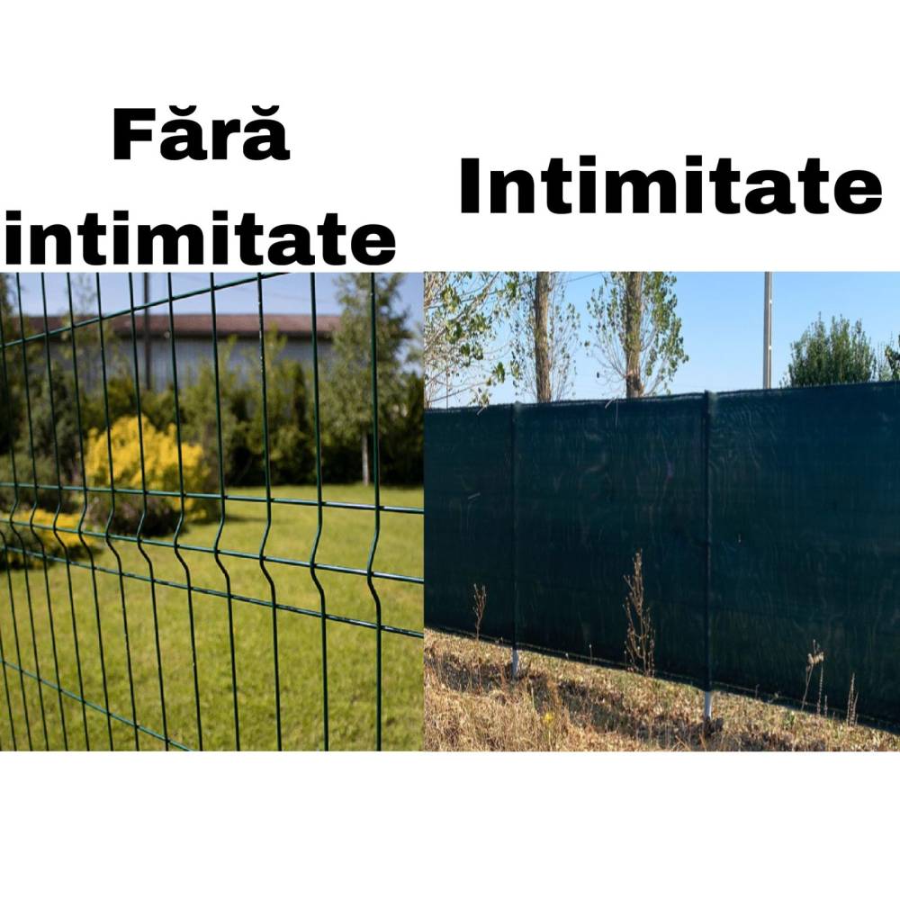 Plasa umbrire 75 la suta, 2.5m latime x 10m L mascare gard Plasa umbrire 75 la suta, 2.5m latime x 10m L mascare gard