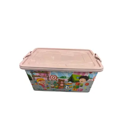 Cutie depozitare cu capac pentru copii, 40L